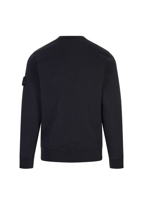 Felpa In Pile Di Cotone Organico Blu STONE ISLAND | K1S156100044-S0051V0020